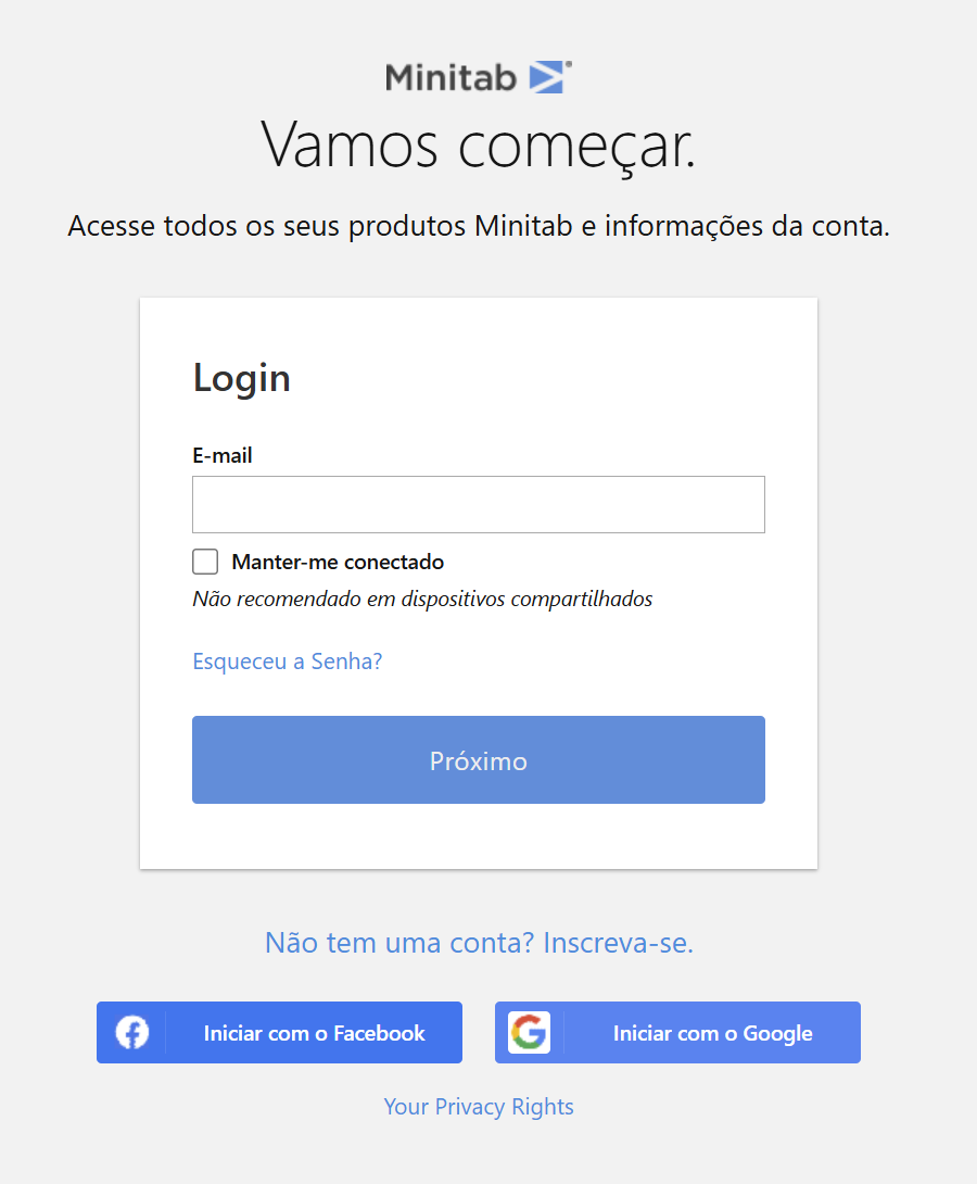 Licenciamento do Portal de Licenças Minitab para Minitab Simul8®