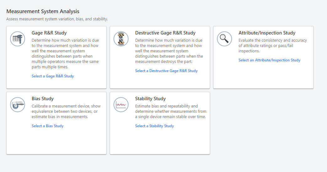 measurement system analysis module