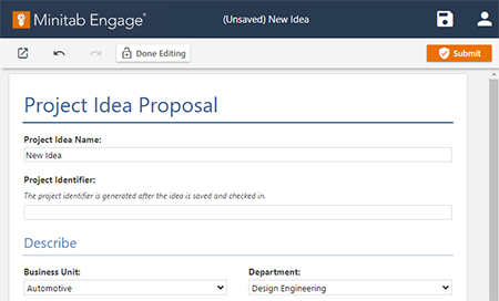 Minitab의 신뢰성 모듈 이미지