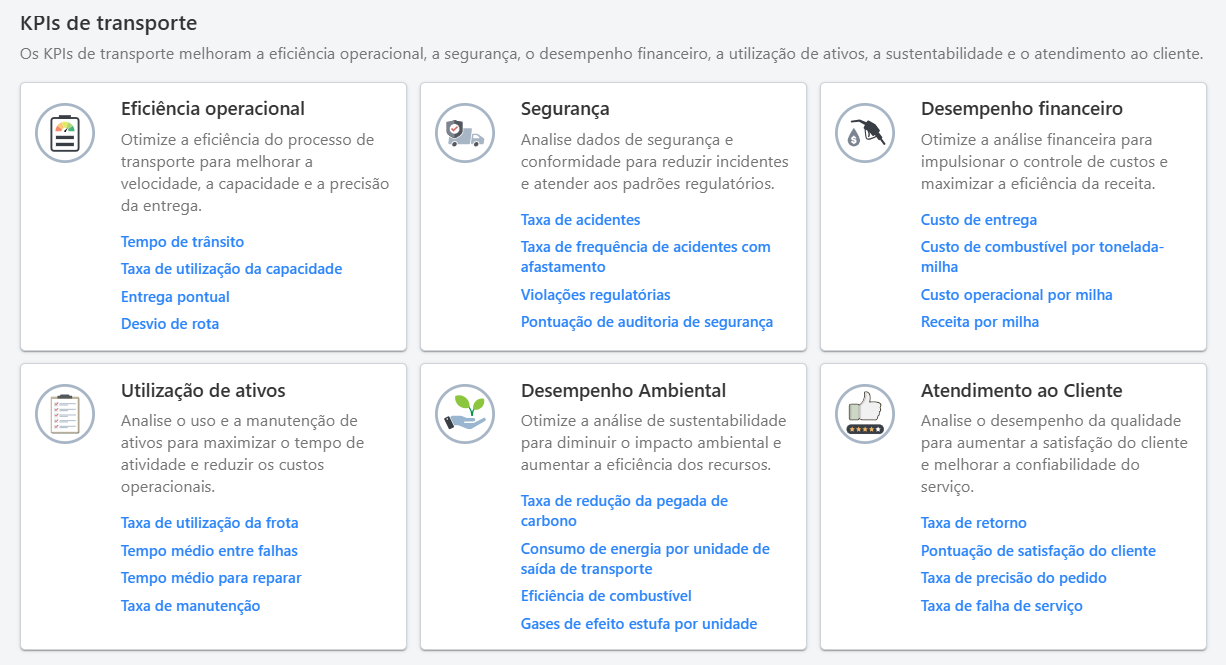 Novos módulos para os setores de transporte e de varejo